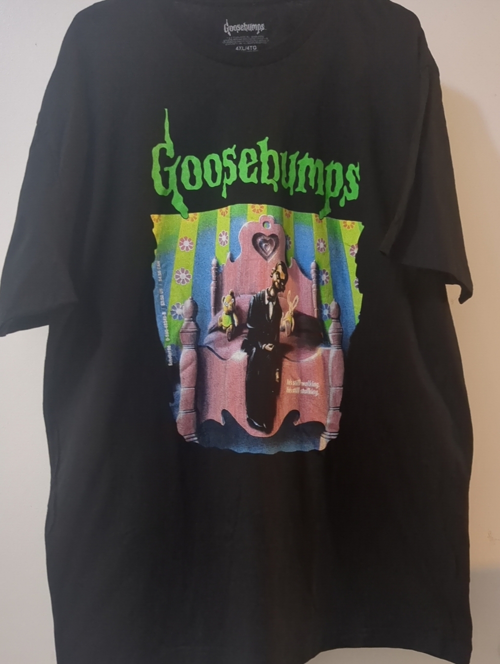 GOOSEBUMPS SLAPPY Night of the Living Dummy MENS T Shirt 4XL